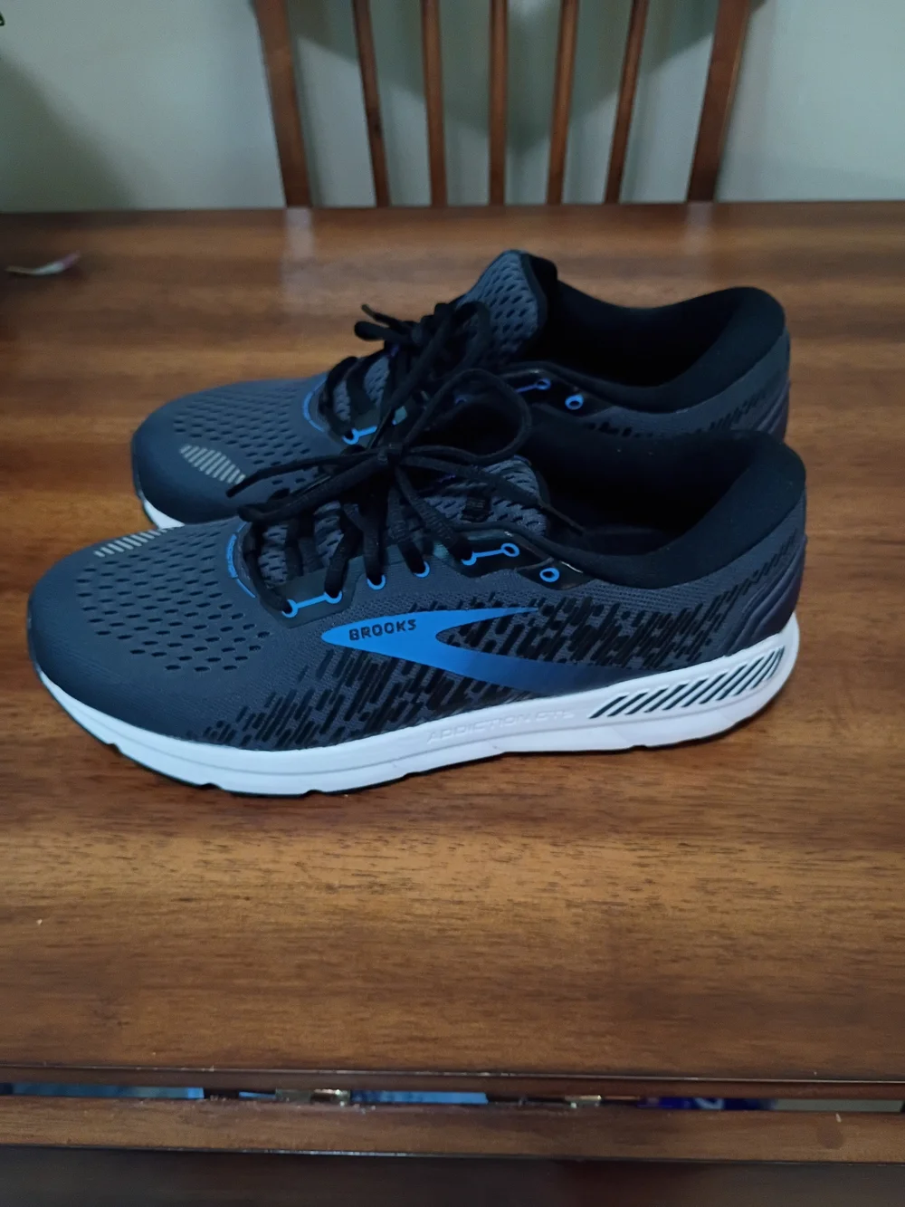 Brooks Men's Ghost Running Shoes - Charcoal/Blue